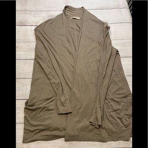 Old Navy Women's Brown Long Sleeve Open Front Long Sleeve Cardigan Size M.